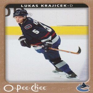 Lukas Krajicek - 2006/2007 O Pee Chee Hockey Card